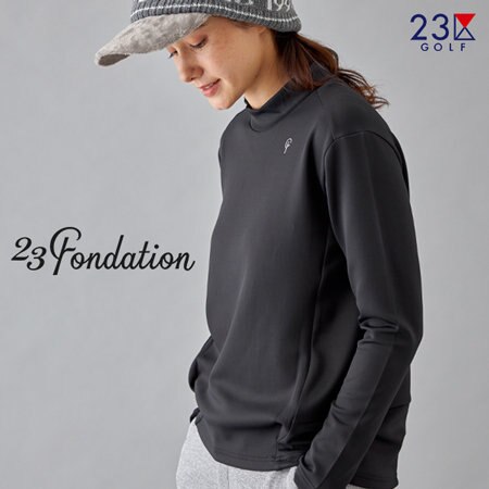 【23Fondation】今ジャストで着られる！人気モックネックシャツ