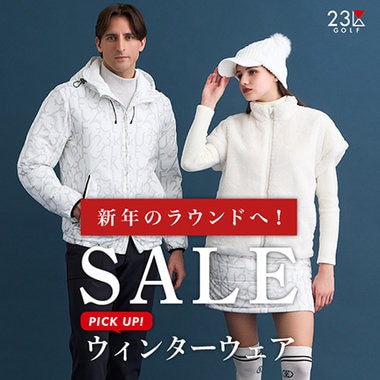 【SALE】新年のラウンドへ！PICK UPウィンターウエア