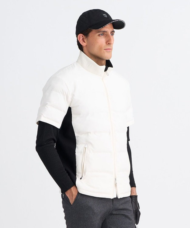 【MEN】半袖パディングブルゾン