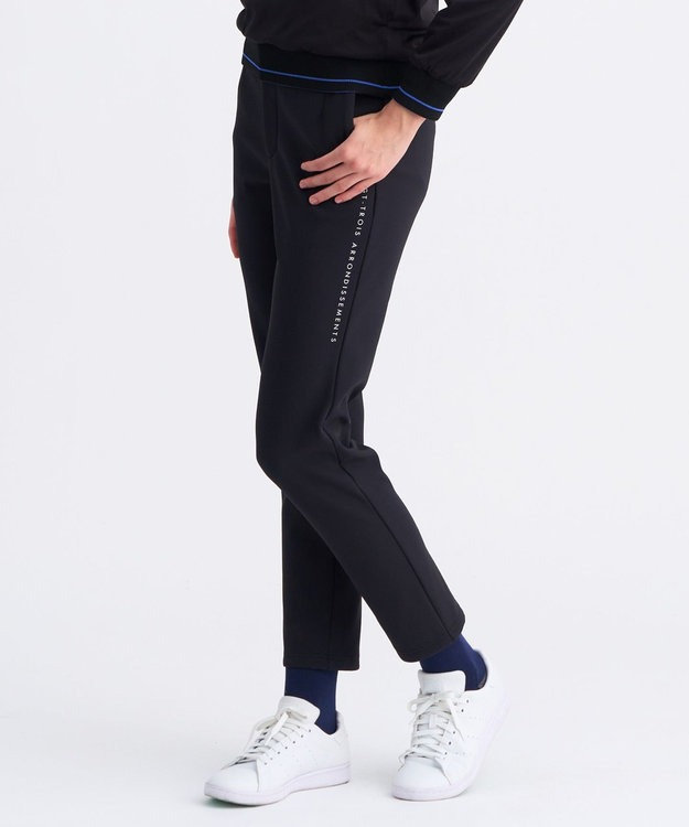 【WOMEN】トリコットボンディングテーパードパンツ