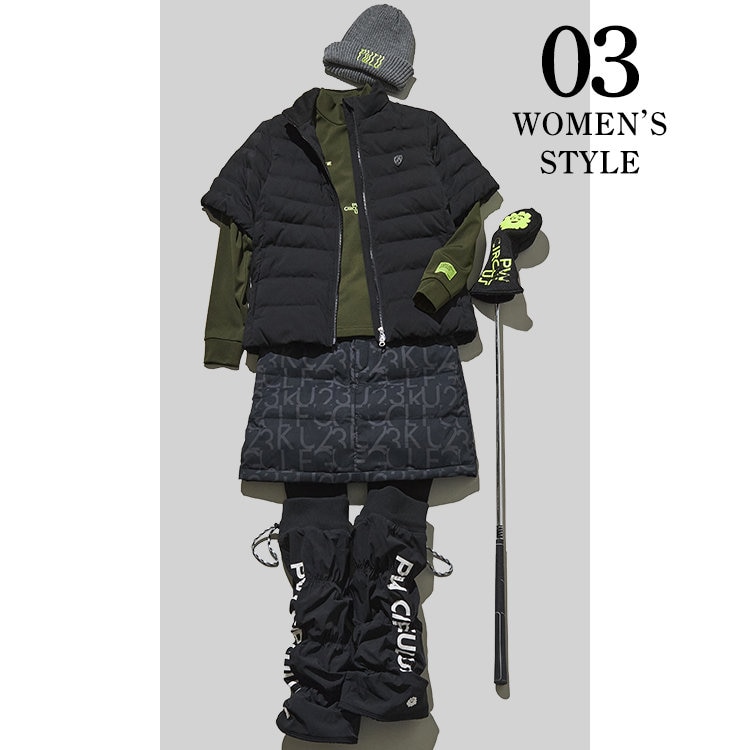 23区GOLF×PW CIRCULUS】ブランドMIXスタイリング | ONWARD CROSSET