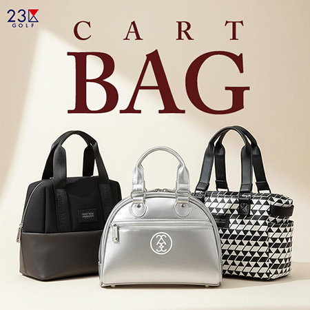 ラウンドにもデイリーにも使える、カートバッグ