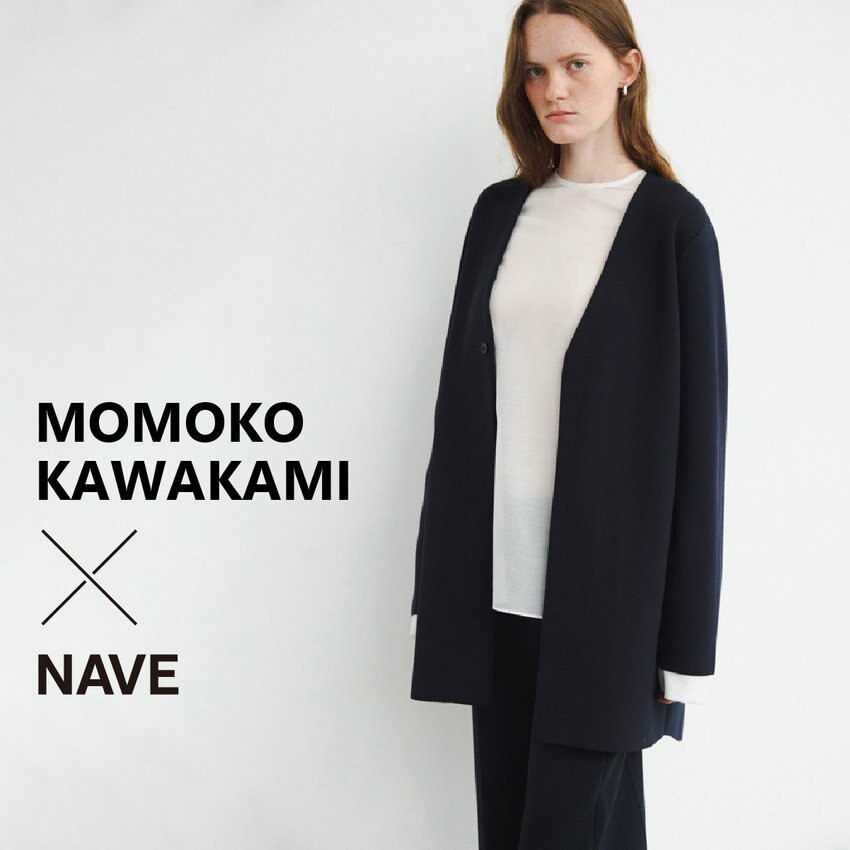 川上桃子さんコラボ ニットセットアップがオンワードクローゼットでも販売開始