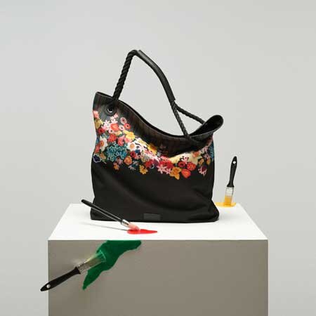 Collage And Stripeトートバッグ