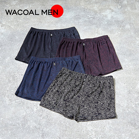 トランクス【らく窓パンツ】ボタン開閉の手間なし 中が見えにくい設計