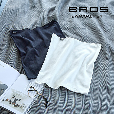 シーズンを通して着用できる、オーガニック綿混ハラマキ。