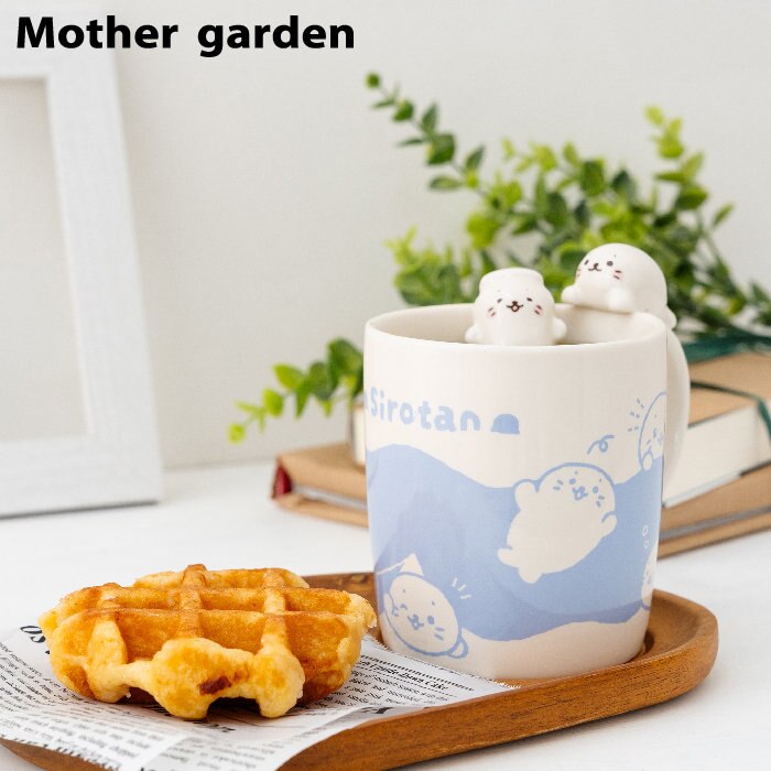 しろたんのんびりマグカップ