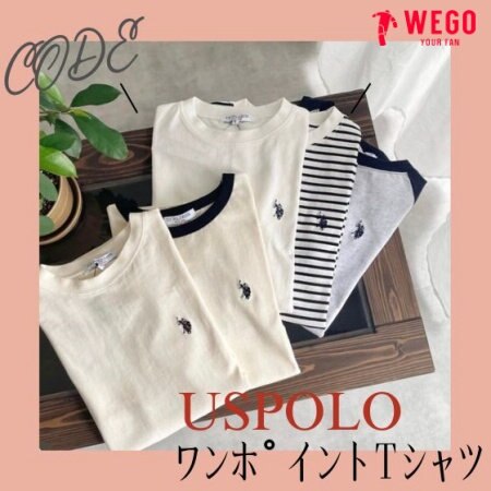 【US POLO】今季おすすめワンポイントTシャツ★SNAP★
