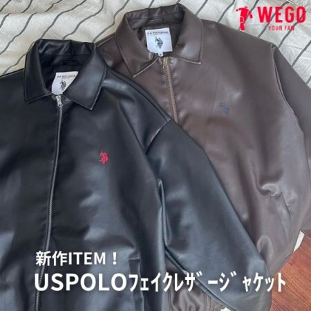 【新作ITEM】USPOLOﾌｪｲｸﾚｻﾞｰｼﾞｬｹｯﾄ！ユニセックスで着られる★