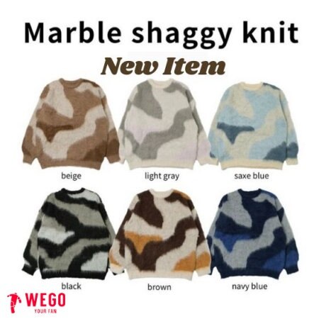 【NEW ITEM】マーブルシャギーニット