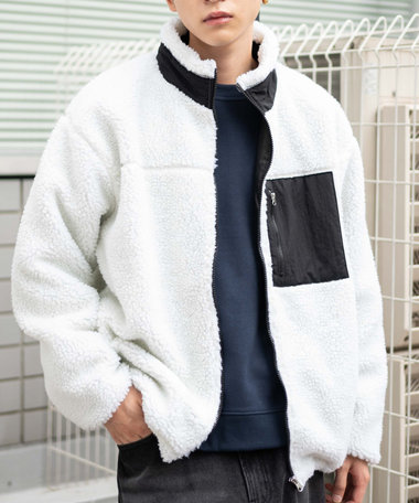 WEGO 【ユニセックス着用ITEM/SMLサイズ展開】ボアブルゾン