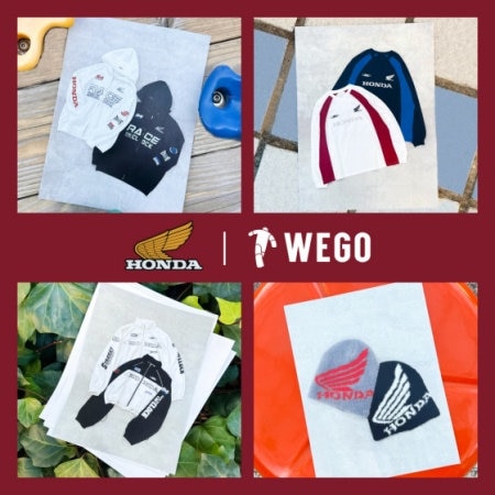 Honda×WEGO HondaとWEGOのコラボレーションアイテム！