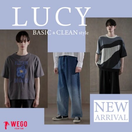 手に取りやすい価格でベーシックなアイテムを取りそろえた「LUCY」の新作が登場。