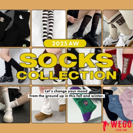 この秋冬、足もとから気分を変えよう。 2025AWソックスコレクション。