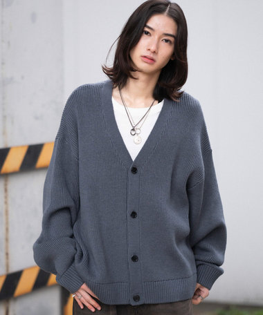 WEGO 【ユニセックス着用ITEM/MLサイズ展開】クロップドカーディガン