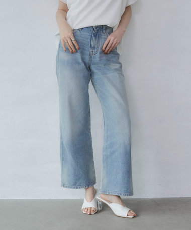 WEGO 【XS～Lサイズ展開/美脚】ストレートデニムパンツ