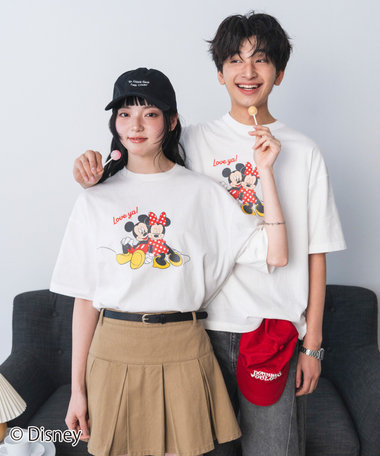 WEGO 【ディスニー/マーベル/スター・ウォーズ/ユニセックス着用ITEM/SMLサイズ展開】キャラクターズグラフィックT2（SS）