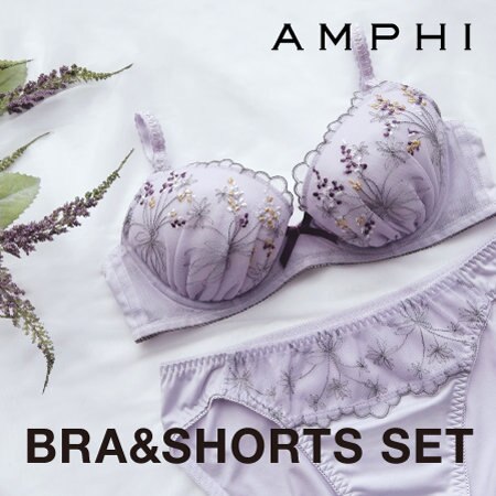 【AMPHI】定番人気★ブラ＆ショーツセット★