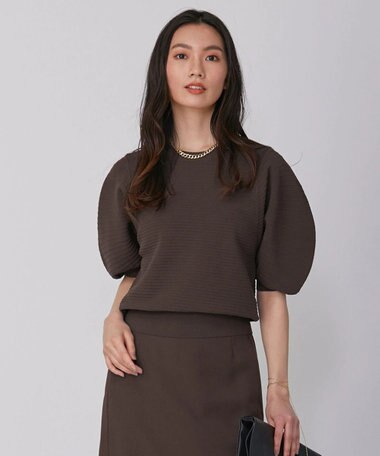 ICB 【洗える】レーヨンポリエステルタックニット