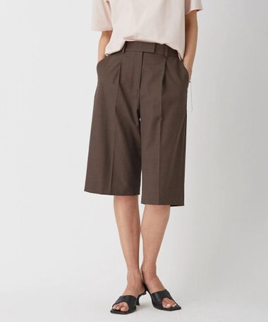 ICB 【洗える】 LooseWeave タックショートパンツ