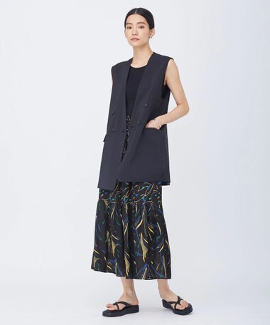 ICB 【洗える】 ハイツイストドライストレッチ ノーカラージレ