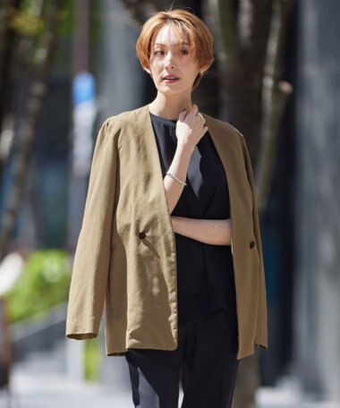 ICB 【洗える】 UnleashLite ノーカラージャケット