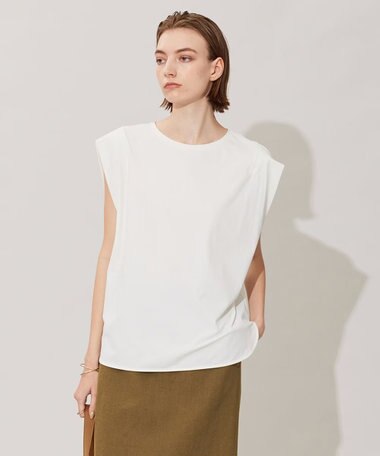 ICB 【接触冷感・UVカット・速乾・洗える】マットスキューバ  ノースリーブプルオーバー