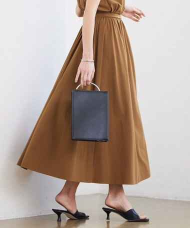 ICB 【接触冷感・UVカット・速乾・洗える】マットスキューバ フレアスカート