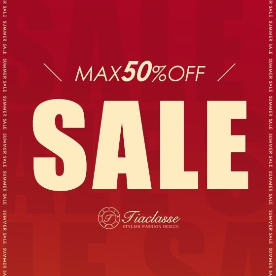 MAX50％OFF！6/25(金)AM12時～SUMMER SALE