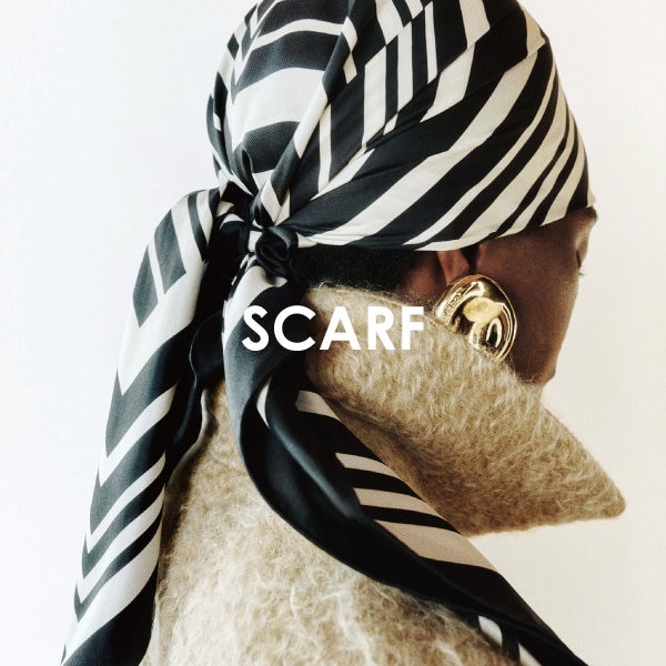 シルクを使用した、心地よいソフトタッチなJOSEPHの【SCARF】をご紹介