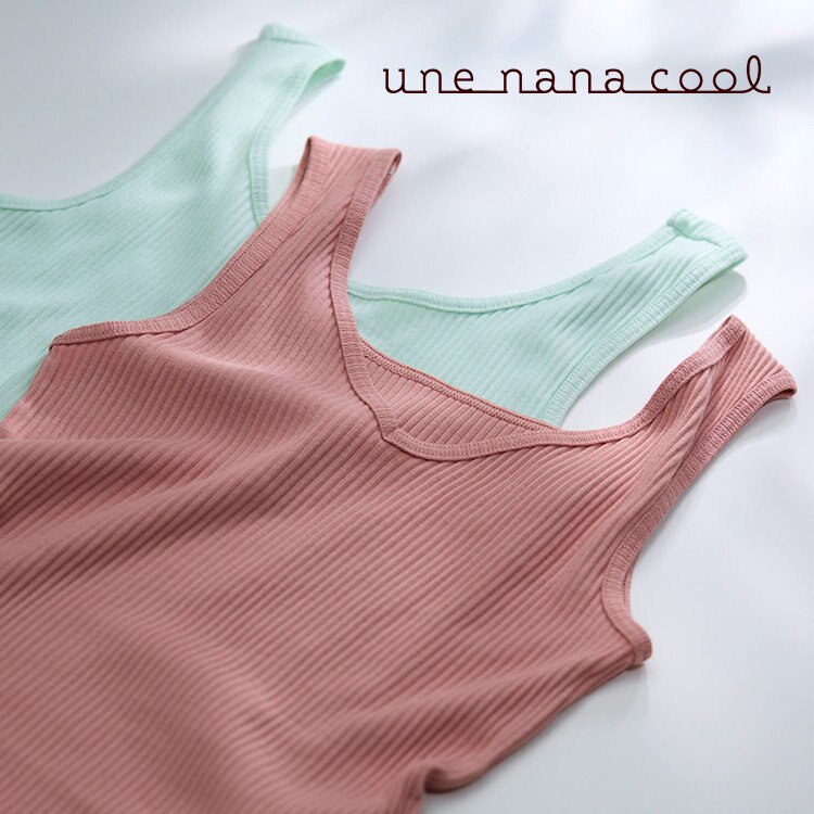 綿100％のリブ編みニット 新色登場★