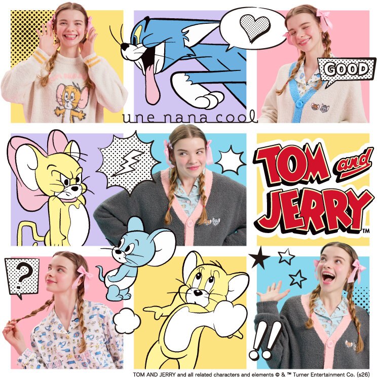 新商品】トムとジェリー × une nana cool コラボレーション第2弾が登場