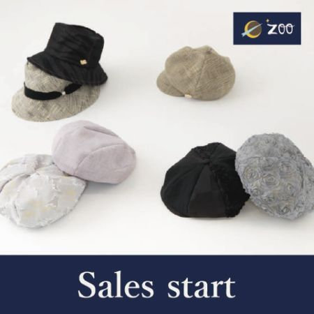 人気帽子デザイナー『e-zoo』販売スタート☆