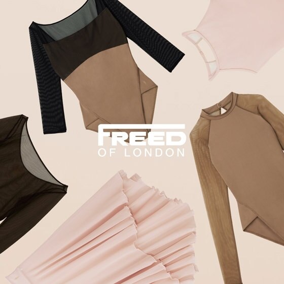 【FREED OF LONDON】肌に美しくなじむヌードカラーレオタード