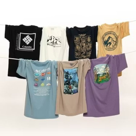 ケアが楽！速乾グラフィックTシャツ