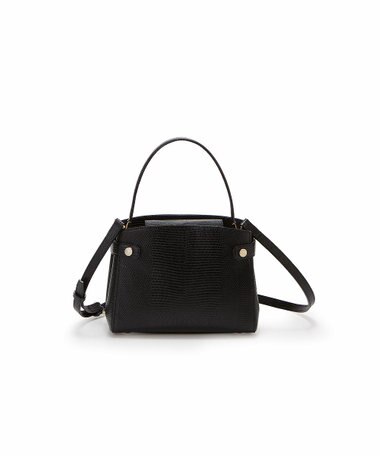 TOPKAPI 【TOPKAPI】LUCIA ルチア イタリアンレザー リザード型押し ミニ ハンドバッグ