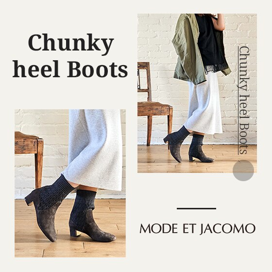 大人女子に人気！【チャンキーヒール】