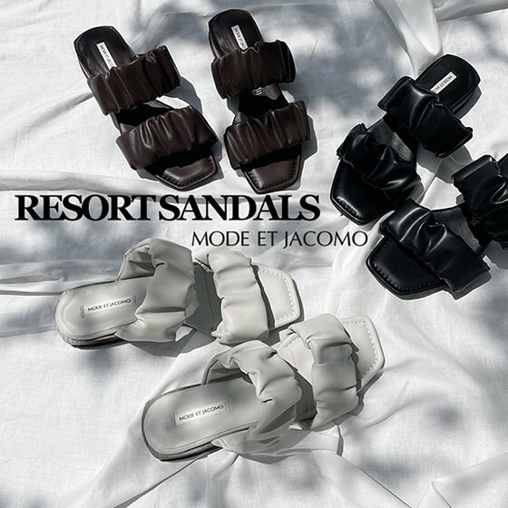 猛暑日でも涼しげになる！【リゾートサンダル】