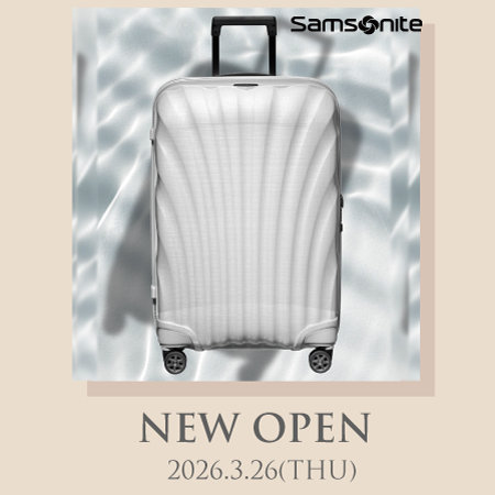 「Samsonite」オープンのお知らせ