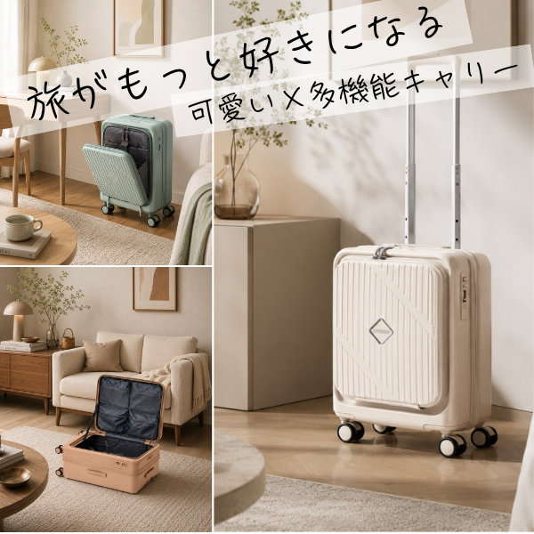 可愛いだけじゃない。旅がもっとラクになるキャリー「VELOX」