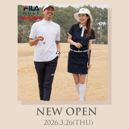 「FILA GOLF／marie claire」オープンのお知らせ