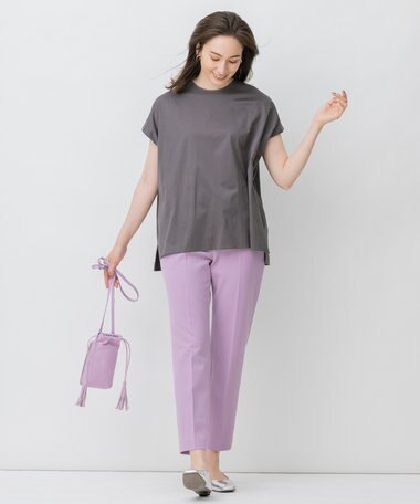 自由区 【新色追加！】吸水撥油 TRギャバ テーパードパンツ