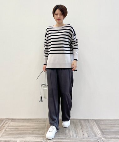 自由区 【Sサイズ有】コットンカシミヤ ニットトレーナー