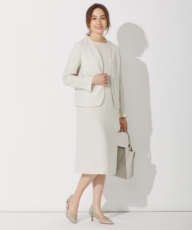 自由区 【セットアップ可】ダブルクロス ノーカラージャケット