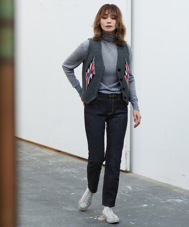 自由区 【WE WANT】365DENIM ストレートスリムデニム パンツ