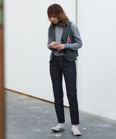 自由区 【WE WANT】365DENIM ストレートスリムデニム パンツ