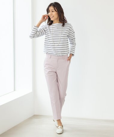 自由区 【接触冷感・撥水防汚加工】COOLMAX テーパードパンツ