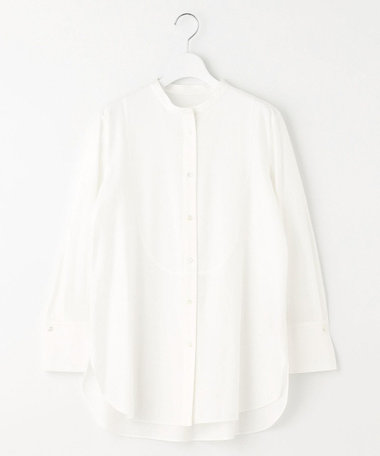 自由区 【洗える】ストレッチシャーティング ブザムシャツ