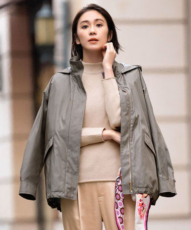 自由区 【XSサイズ～/2WAY/撥水加工】リバーメモリー マウンテンパーカー