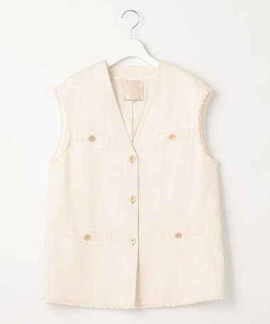 自由区 【セット可】ラミーブッチャー ショートジレ